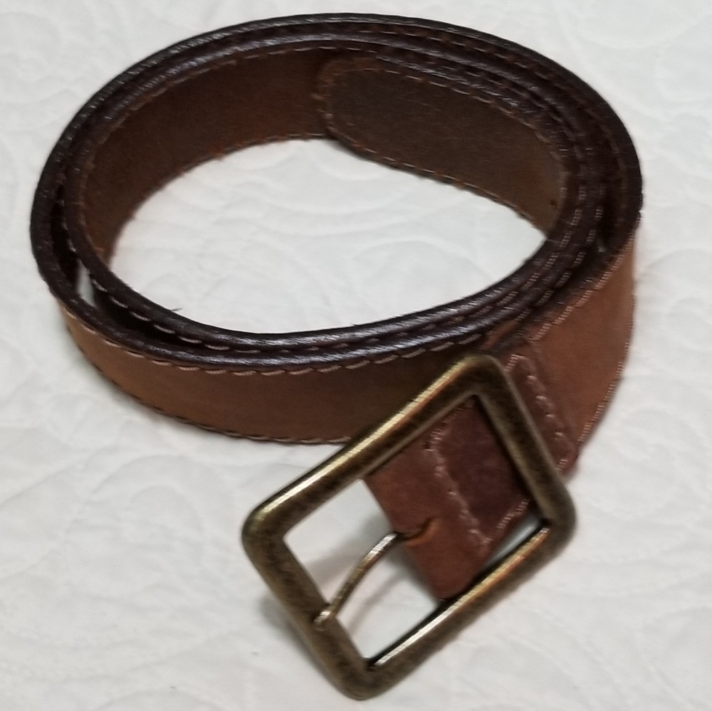 Honest leather belt